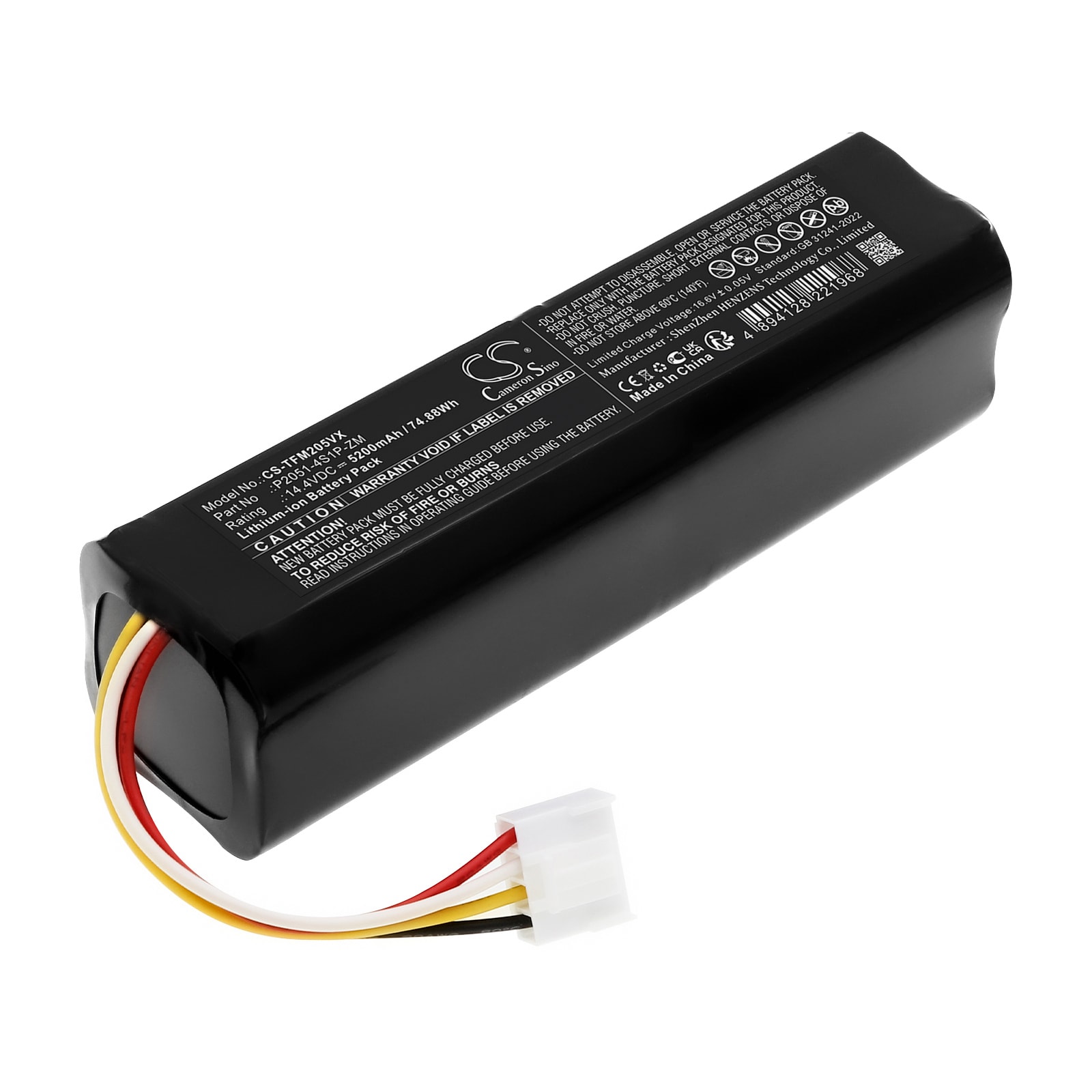 Batteri til vakuum til Trifo MAX-P, MAX-S