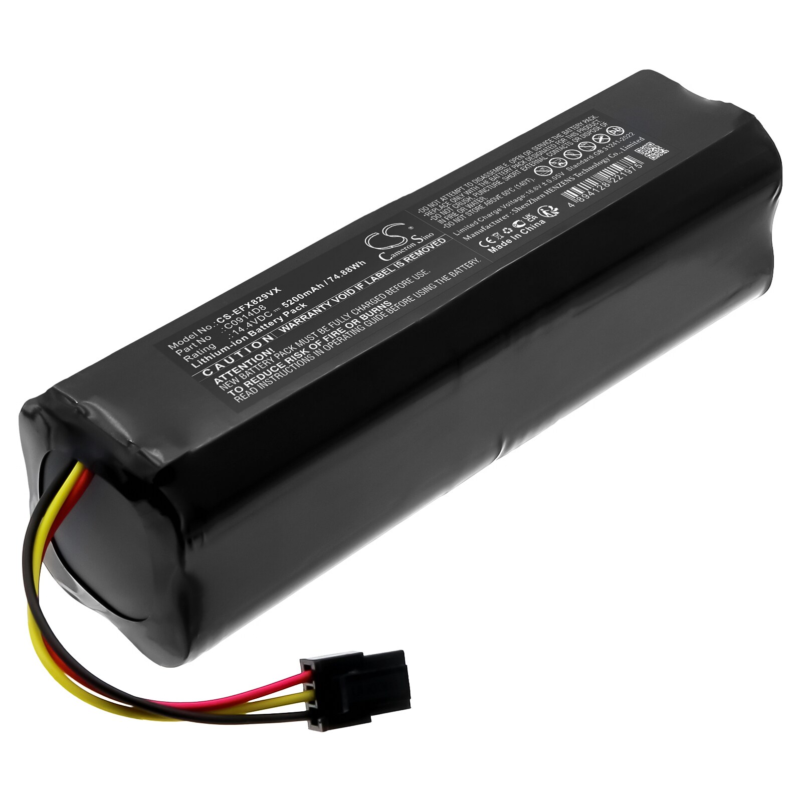 Batteri til vakuum til Eufy SES, T29J6, X8 osv.