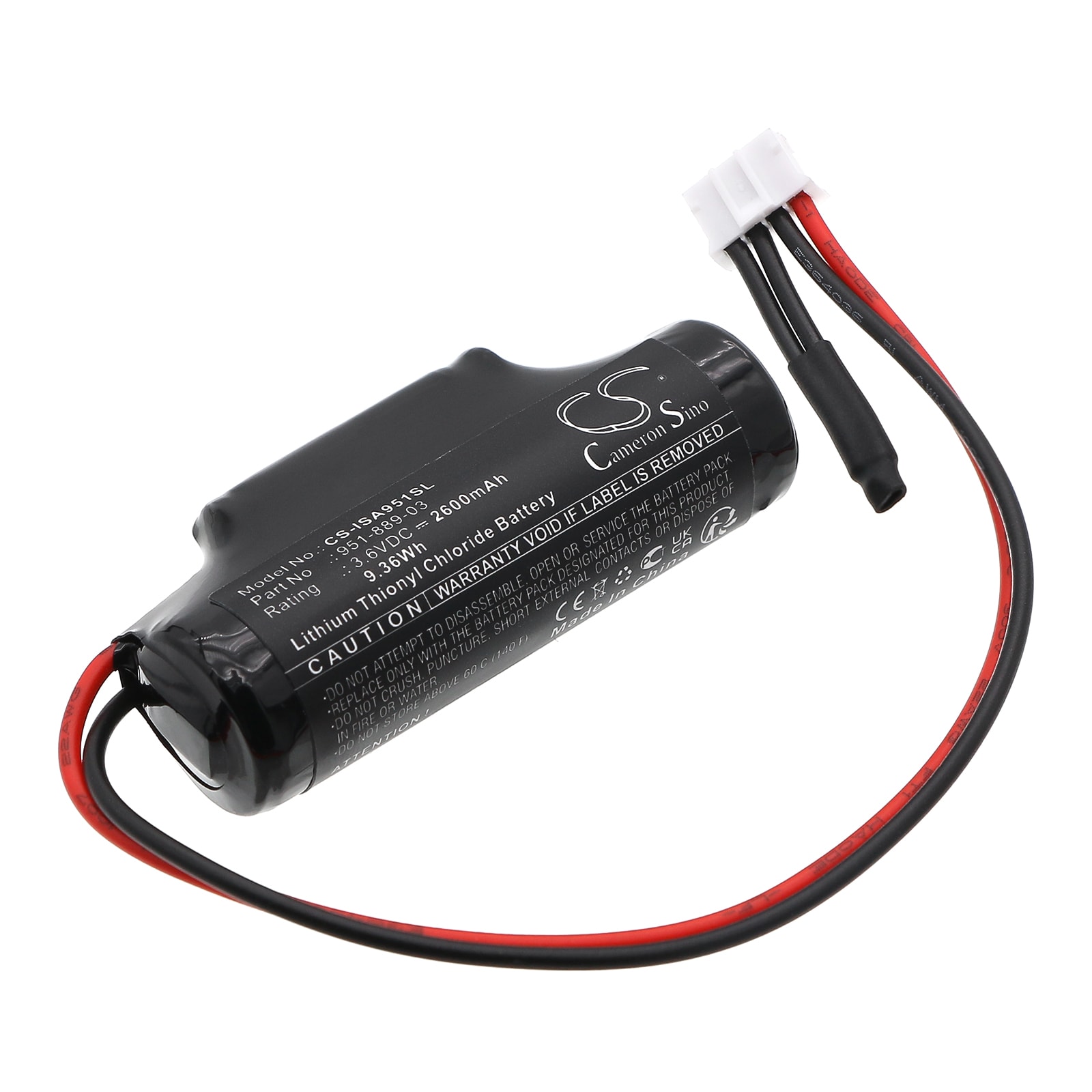 Batteri til PLC til Itron Sparklog 31-50-01.001, Sparklog GSM, Sparklog analog