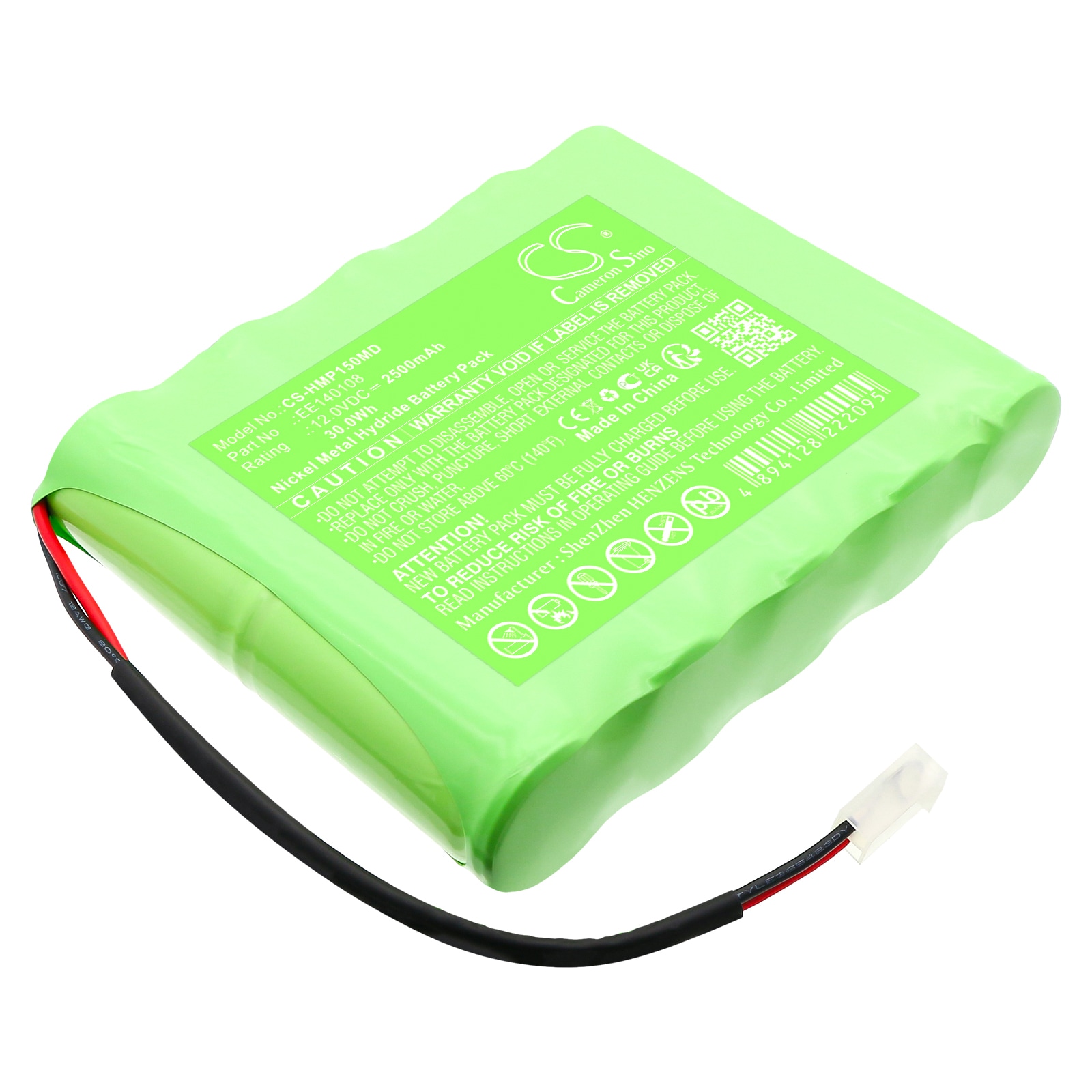 Batteri til medicinsk udstyr til HME Lifepulse Mon LP15, Lifepulse Mon LP20