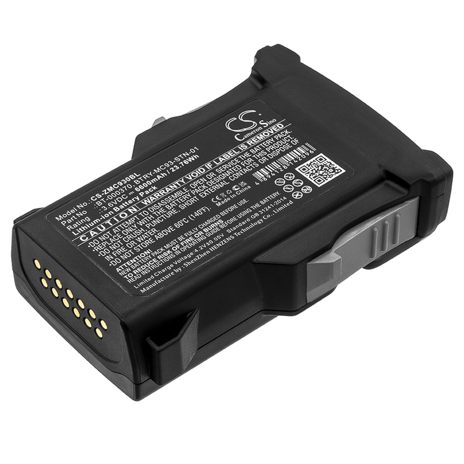 Batteri til stregkodescanner til Zebra MC93, MC9300