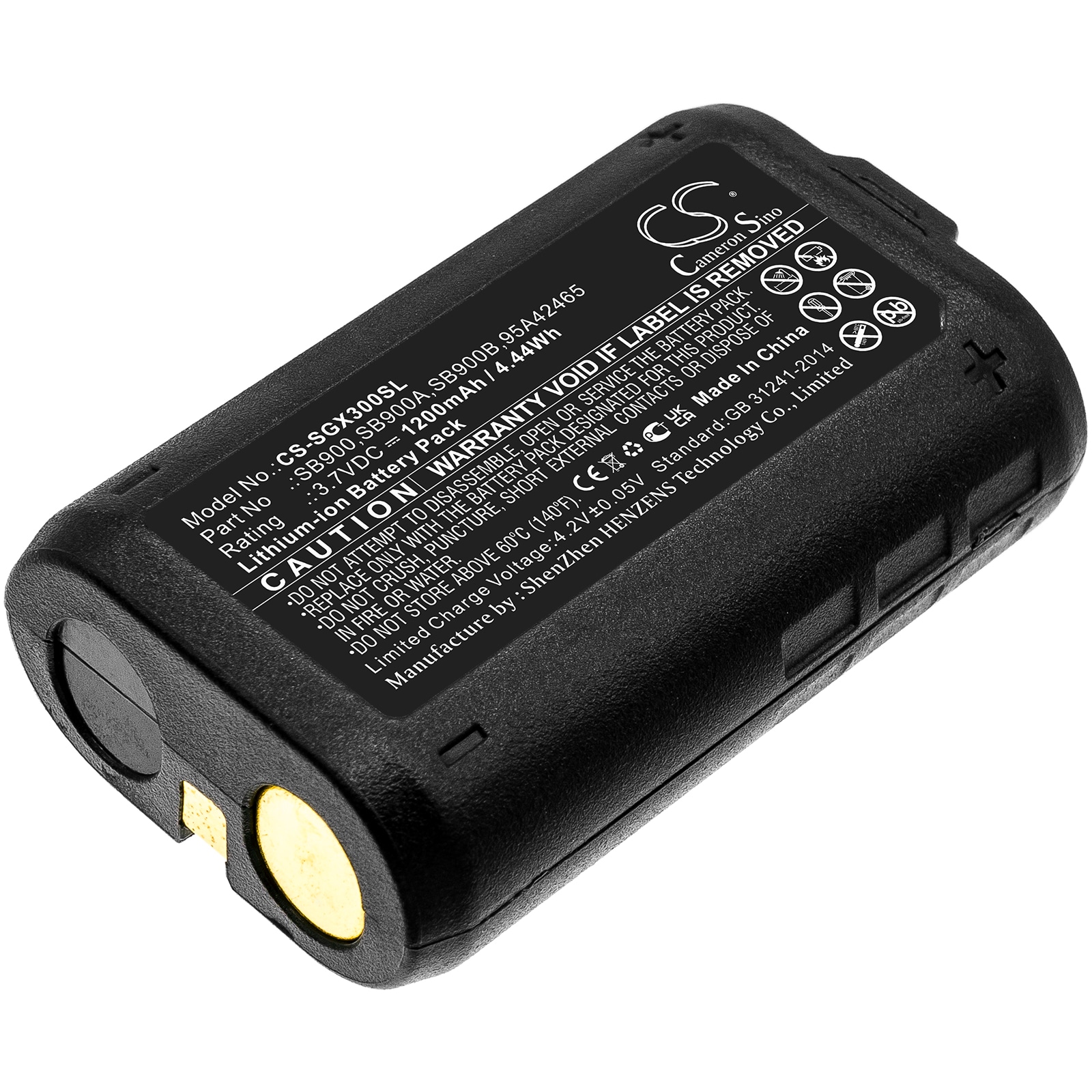 Batteri til Stage Monitor System til SHURE P9RA, P10R, UR5 og andre.