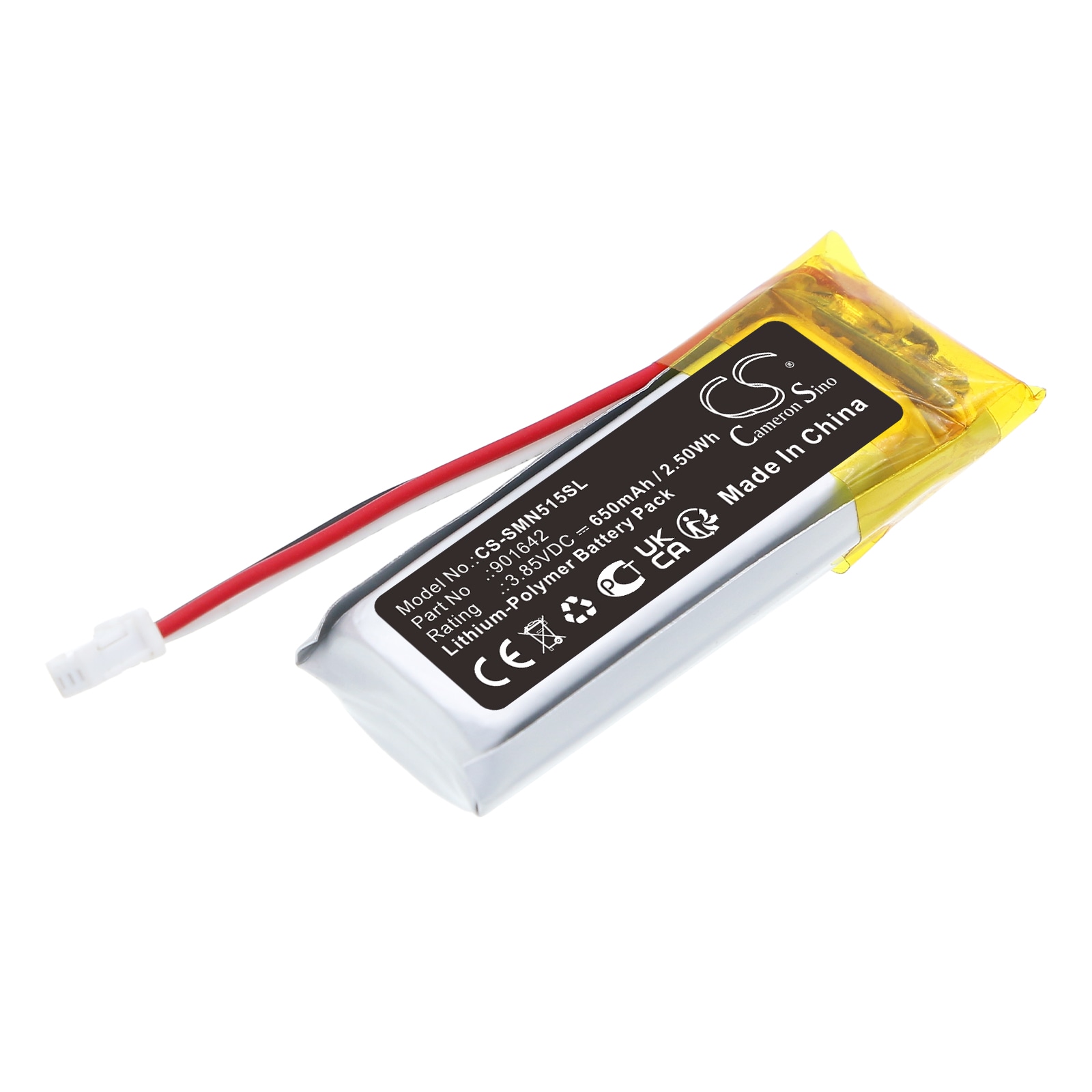 Batteri til smart home til Somfy 5121348A, 515657C, Nina IO osv.