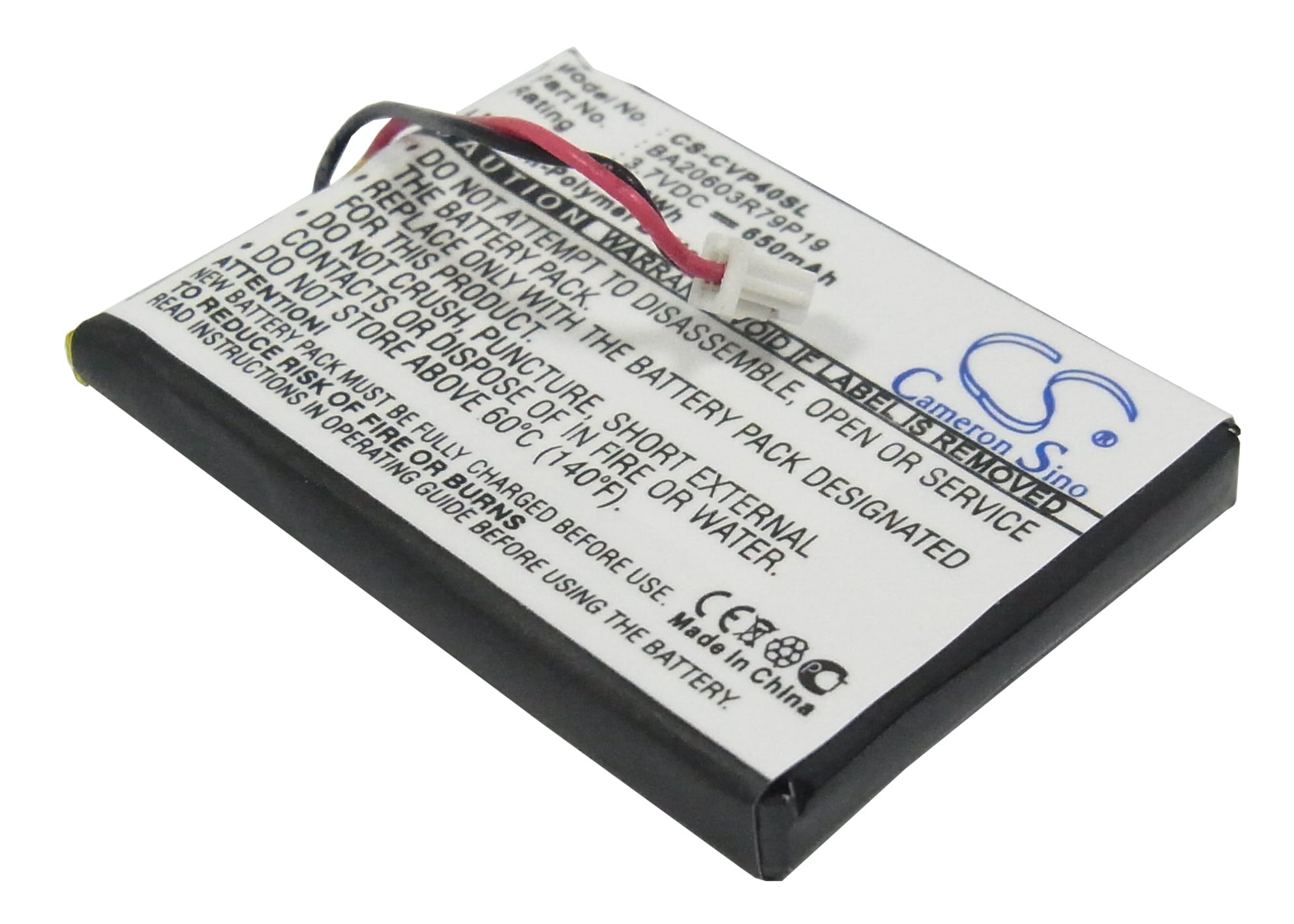 Batteri til medieafspiller til Creative V, V Plus, DAP-FL0040 osv.