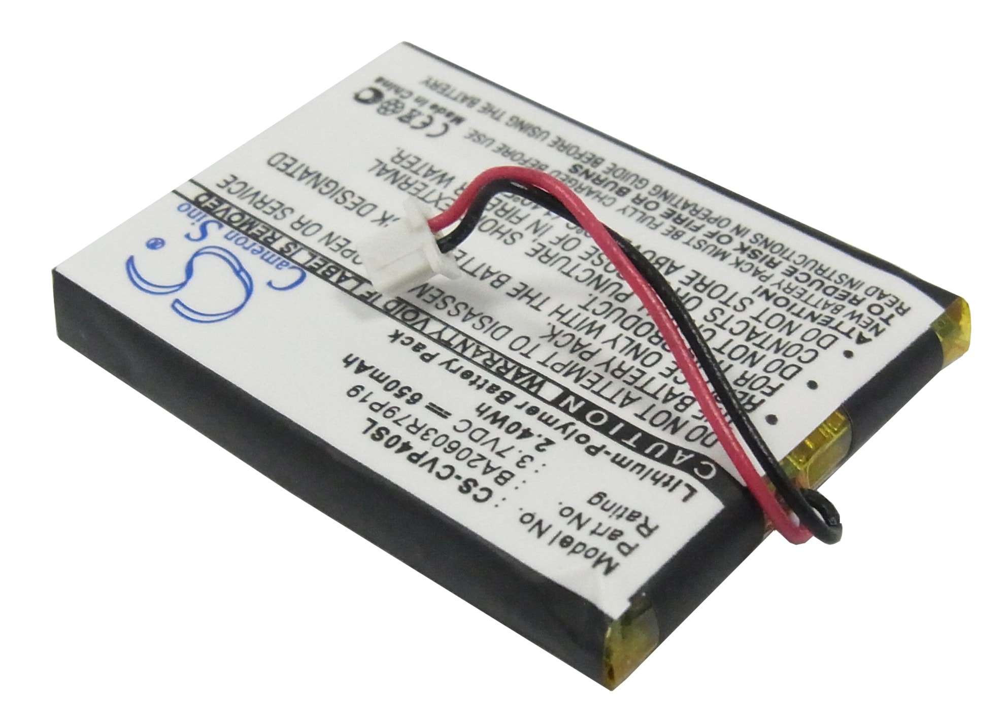 Batteri til medieafspiller til Creative V, V Plus, DAP-FL0040 osv.