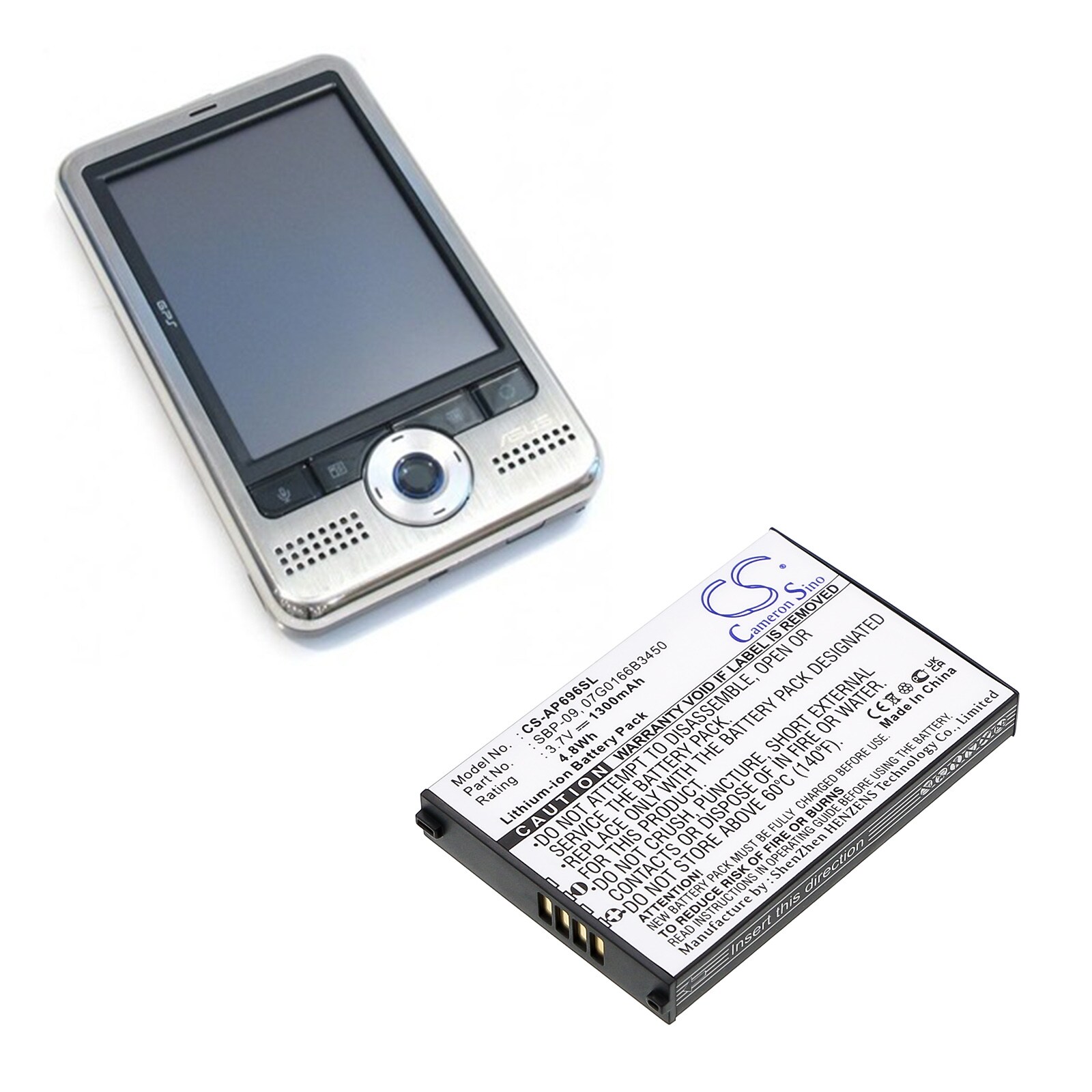 Batteri til PDA, Pocket PC til Asus MyPal A686, Mypal A696, Mypal A626