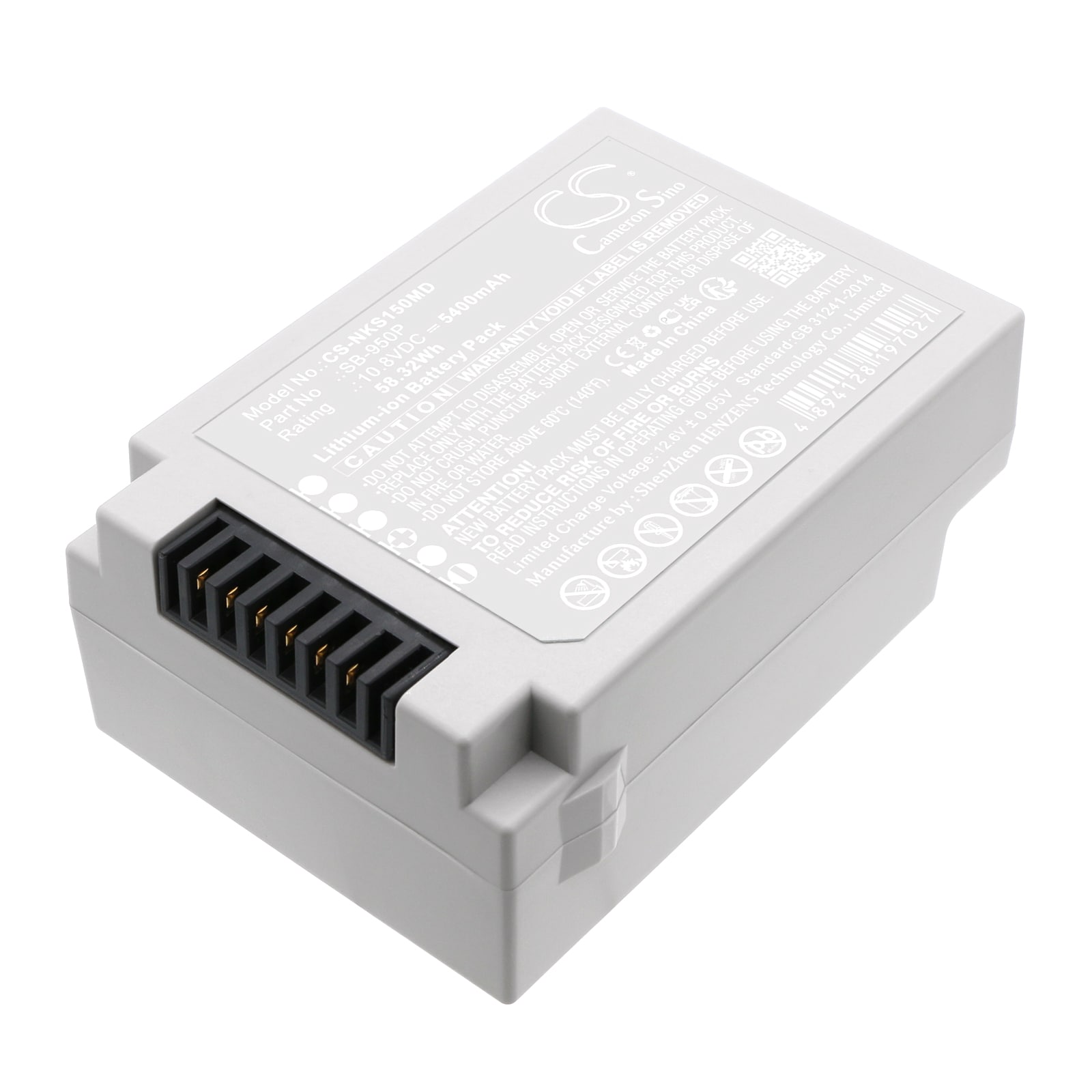 Batteri til medicinsk brug til Nihon Kohden BSM-5700, CSM-1500, CSM-1501 og andre.