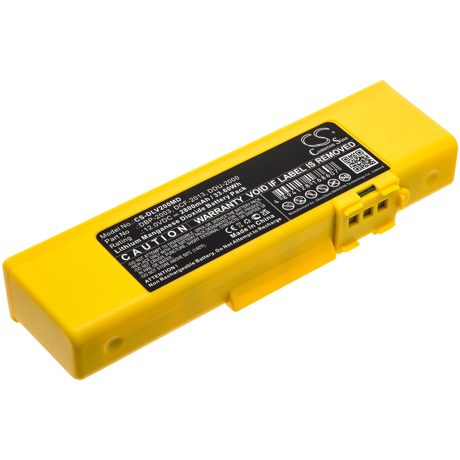Batteri til medicinsk udstyr til Defibtech Lifeline View, Lifeline ECG, Lifeline Pro AED