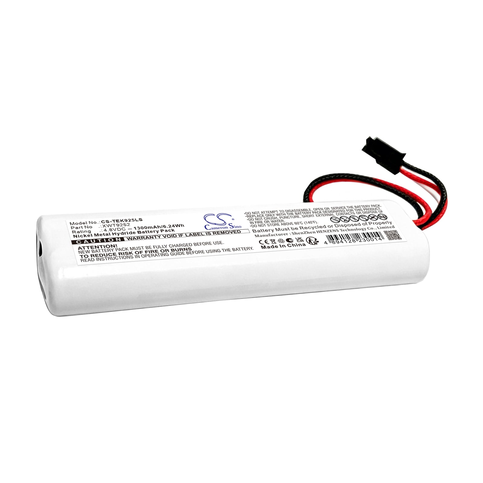 Batteri til nødlys til Teknoware XWT9252, W120012