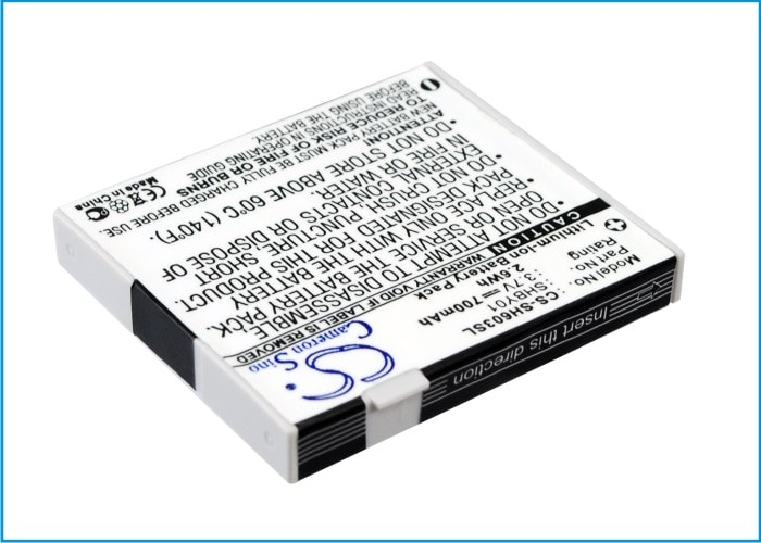 Batteri til mobiltelefon, smartphone til Sharp V603SH