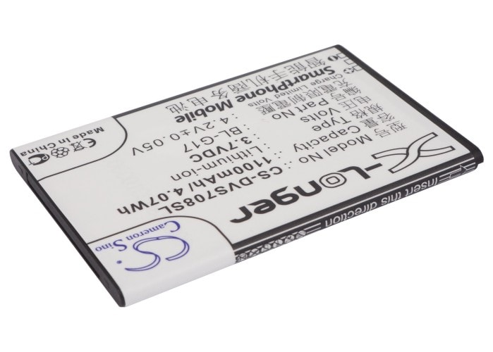 Batteri til mobiltelefon, smartphone til DOOV S708, IEva D708, S908