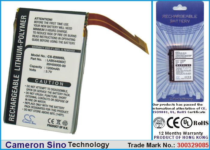 Batteri til Pocket PC og PDA til Toshiba Genio E500, Genio E550, Genio E500x m.fl.