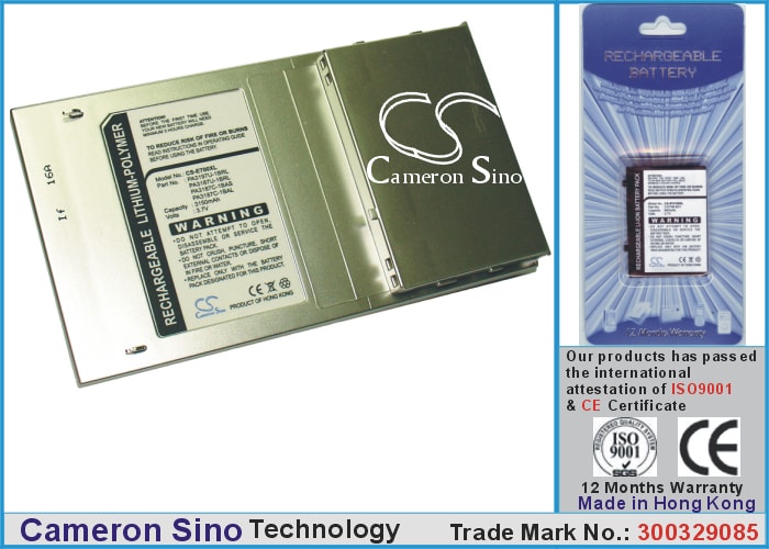 Batteri til Pocket PC og PDA til Toshiba E740, E750, E755