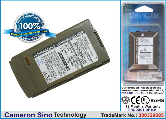 Batteri til mobiltelefon, smartphone til Samsung SPH-I300, SCH-I300