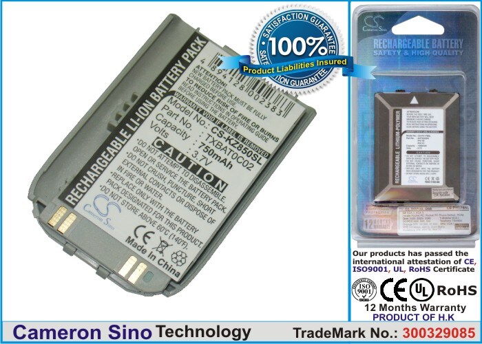 Batteri til mobiltelefon, smartphone til Kyocera KZ820, KZ830, KZ850 m.fl.