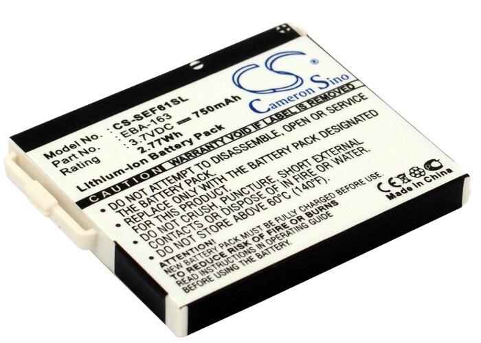 Batteri til mobiltelefon, smartphone til Siemens CF61, EF61