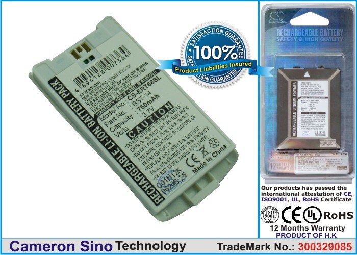 Batteri til mobiltelefon, smartphone til Sony Ericsson T68, T68i, C1002S