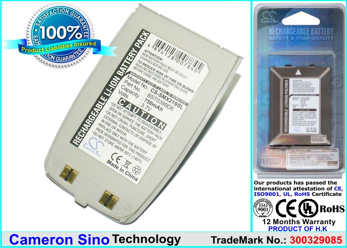 Batteri til mobiltelefon, smartphone til Samsung SCH-S308, SCH-X219, SCH-S300 m.fl.