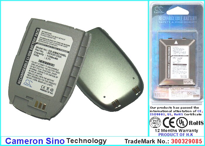 Batteri til mobiltelefon, smartphone til Samsung SPH-A740, PM-A740