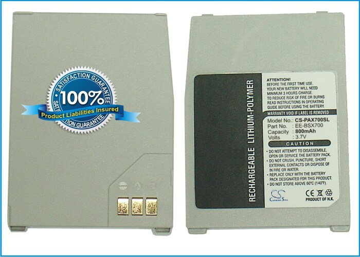 Batteri til mobiltelefon, smartphone til Panasonic X700, X708, EB-X700 m.fl.