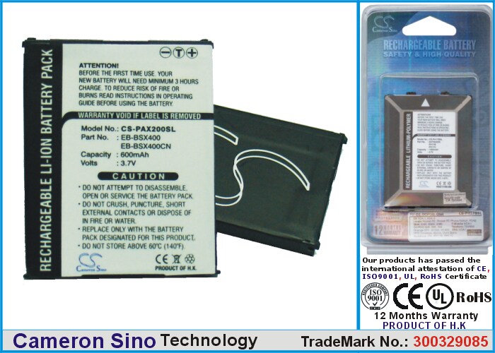 Batteri til mobiltelefon, smartphone til Panasonic X200, X400, EB-A500 m.fl.