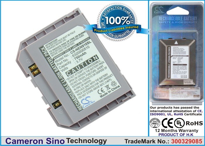 Batteri til mobiltelefon, smartphone til NEC N910, GV880, CLN910