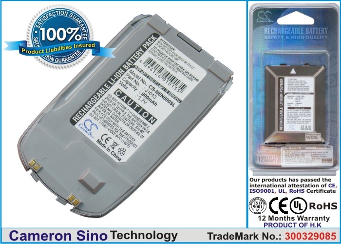 Batteri til mobiltelefon, smartphone til NEC N600, N600i