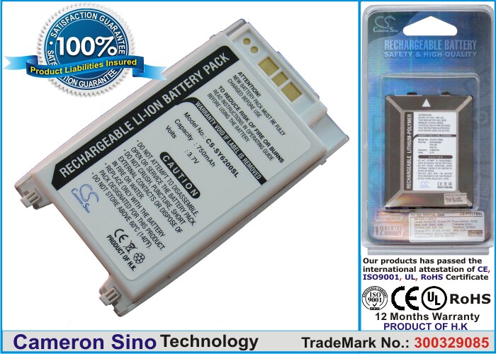 Batteri til mobiltelefon og smartphone til Sanyo 6200, 6400, SCP-6200 m.fl.