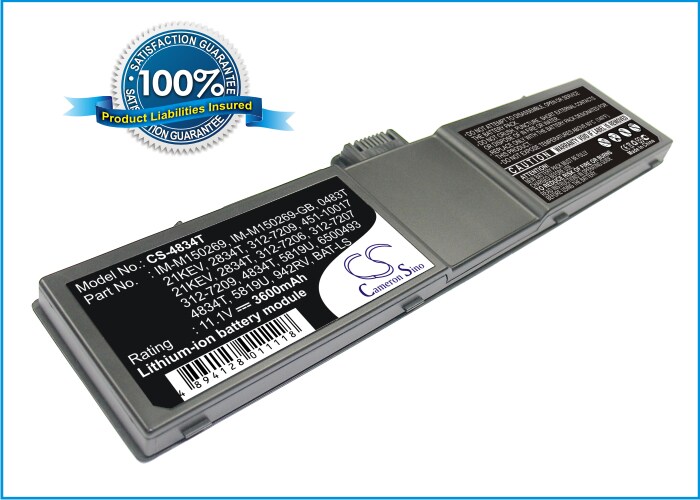 Batteri til bærbar computer, laptop til Dell Inspiron 2000, Inspiron 2100 m.fl.