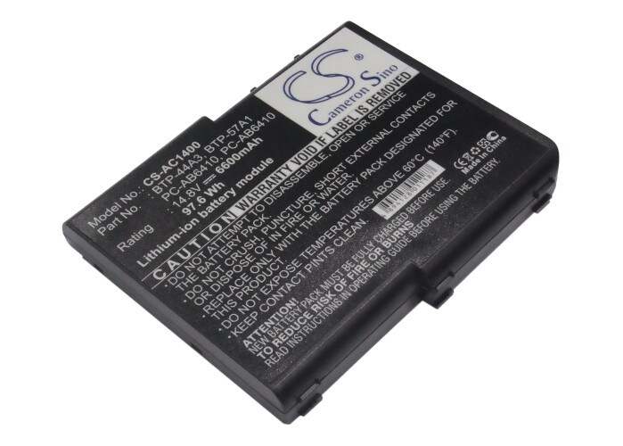 Batteri til bærbar computer, laptop til Acer Aspire 1200 (MS2111) m.fl.