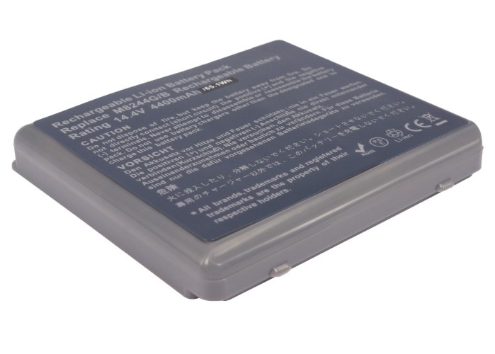Batteri til bærbar computer, laptop til Apple PowerBook G4 15 M7710J/A m.fl.
