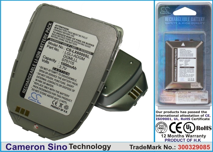 Batteri til mobiltelefon, smartphone til LG VX6000, VX-6000, VX6007