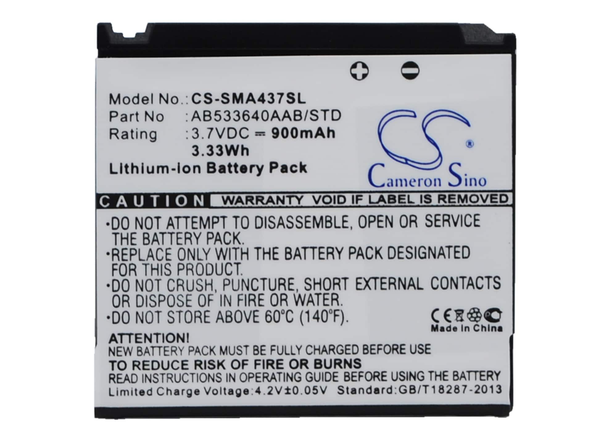 Batteri til mobiltelefon, smartphone til Samsung SGH-A437, SGH-A436, SGH-A747 m.fl.
