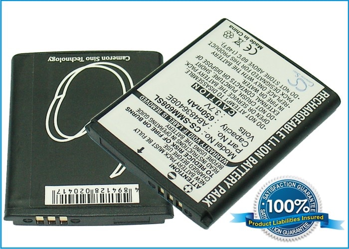 Batteri til mobiltelefon, smartphone til Samsung SGH-M608B