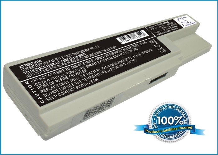 Batteri til bærbar computer, laptop til Mitac MiNote 8X11, MiNote 8011