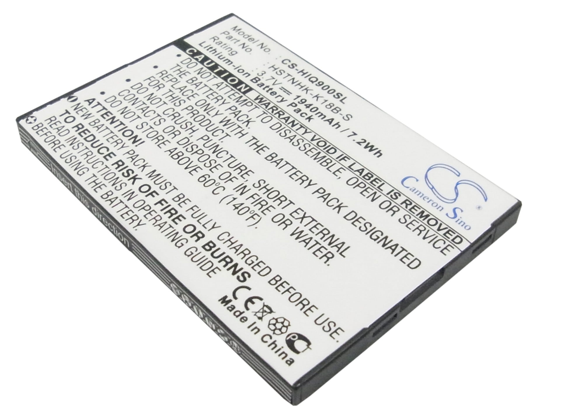 Batteri til mobiltelefon og smartphone til HP iPAQ 900, iPAQ 910, iPAQ 910c m.fl.