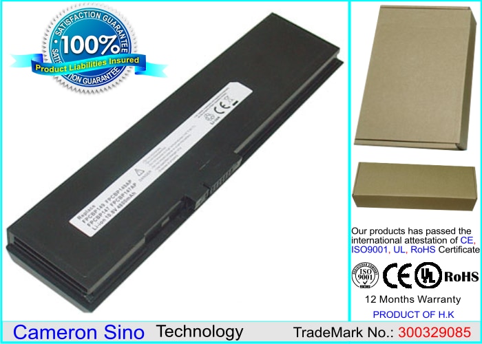 Batteri til bærbar computer, laptop til Fujitsu FMV-Q8230, FMV-Q8220, LifeBook Q2010 m.fl.