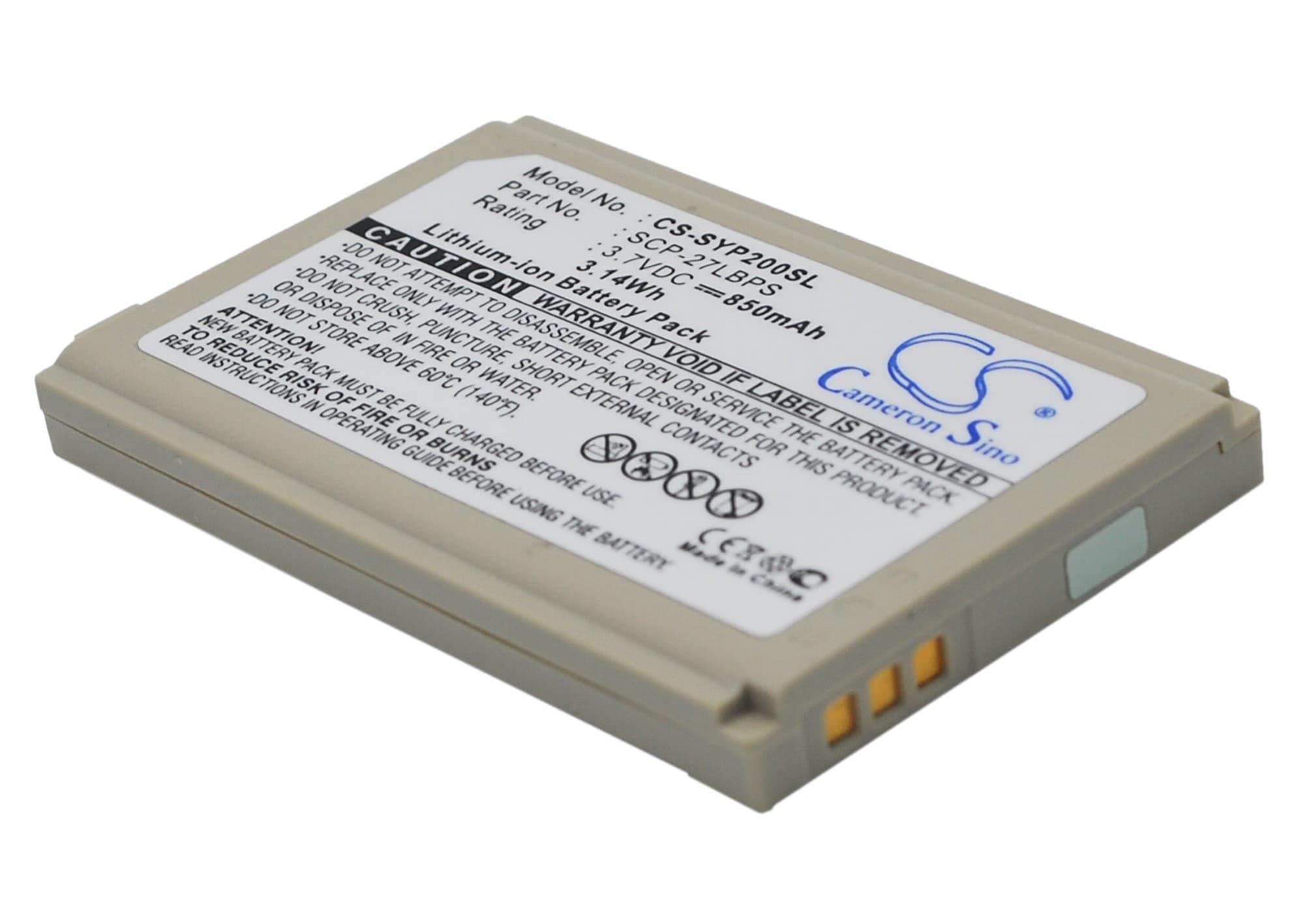 Batteri til mobiltelefon og smartphone til Sanyo Pro-200, Pro-700, SCP-E4100 m.fl.