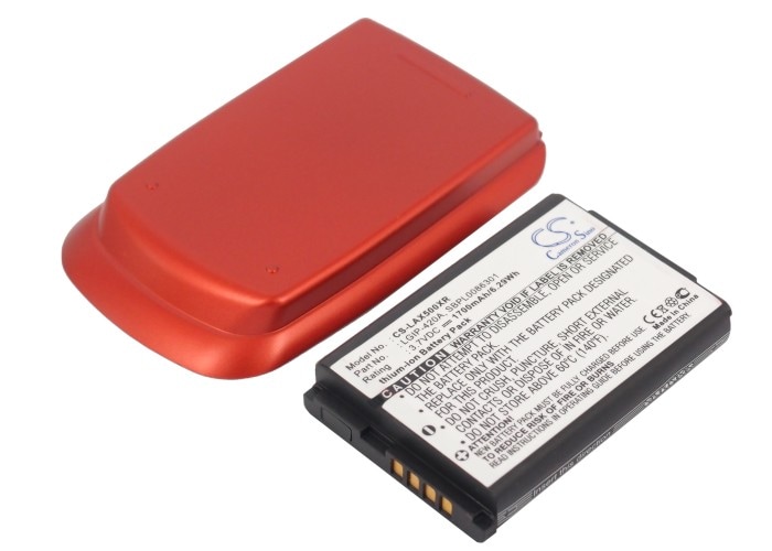 Batteri til mobiltelefon, smartphone til LG AX500, UX500