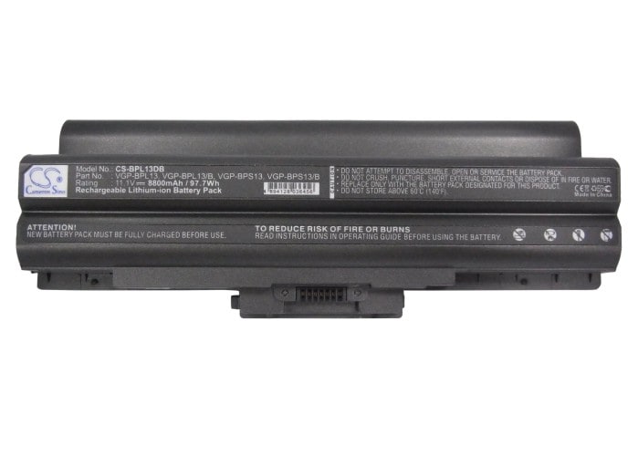 Batteri til bærbar computer, laptop til Sony VAIO VGN-AW230J/H, VAIO VGN-AW235J/B m.fl.