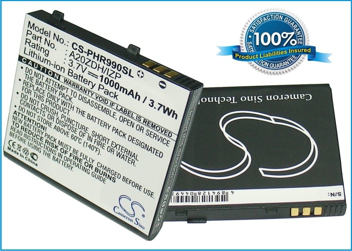 Batteri til mobiltelefon, smartphone til Philips Xenium 9A9r, Xenium 9@9r
