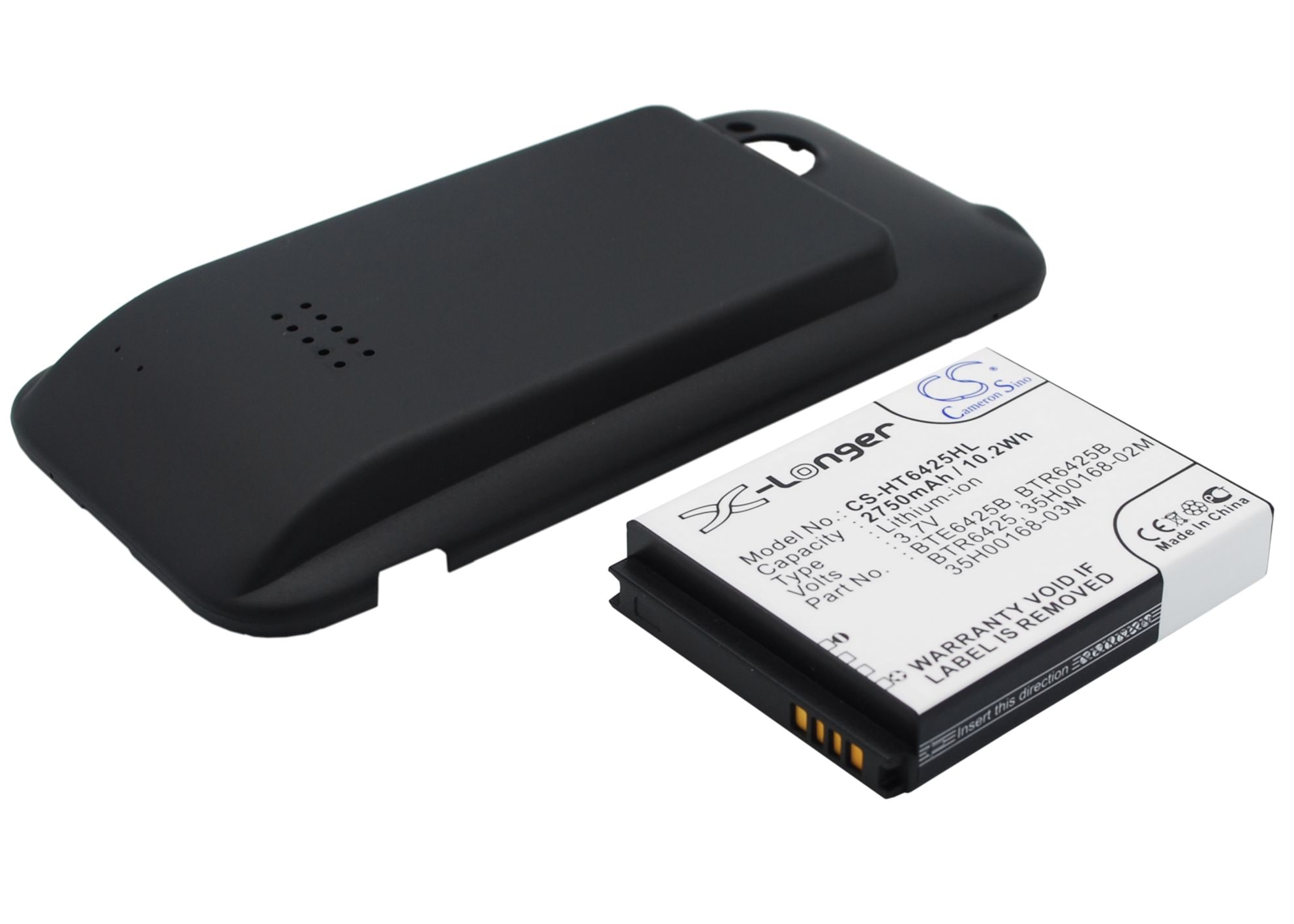 Batteri til mobiltelefon, smartphone til HTC Rezound, Vigor, ThunderBolt 2 m.fl.