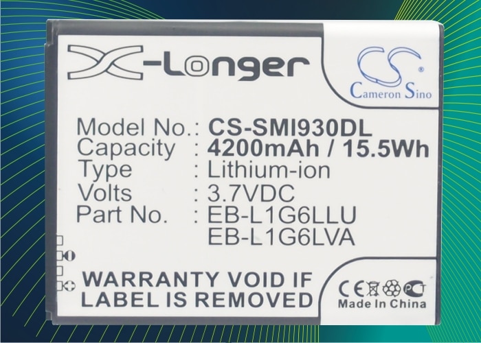 Batteri til mobiltelefon, smartphone til Samsung GT-I9300, GT-I9308, SGH-T999V m.fl.