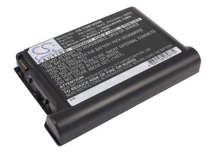 Batteri til bærbar computer, laptop til Toshiba Satellite M18, Satellite M19