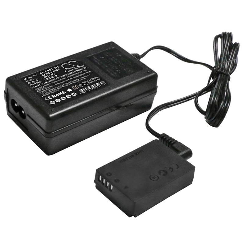 Batteri til DC-adapter til Canon EOS 1100D, EOS Kiss X50, EOS Rebel T3 m.fl.