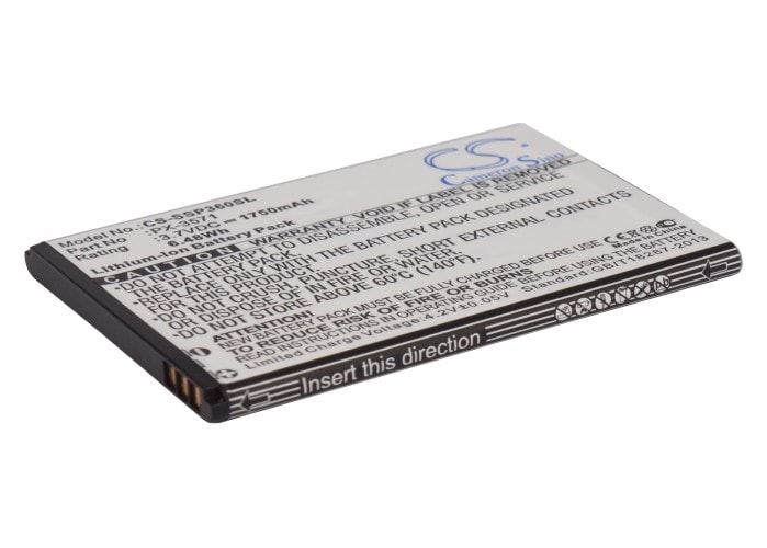 Batteri til mobiltelefon, smartphone til Simvalley SP-360