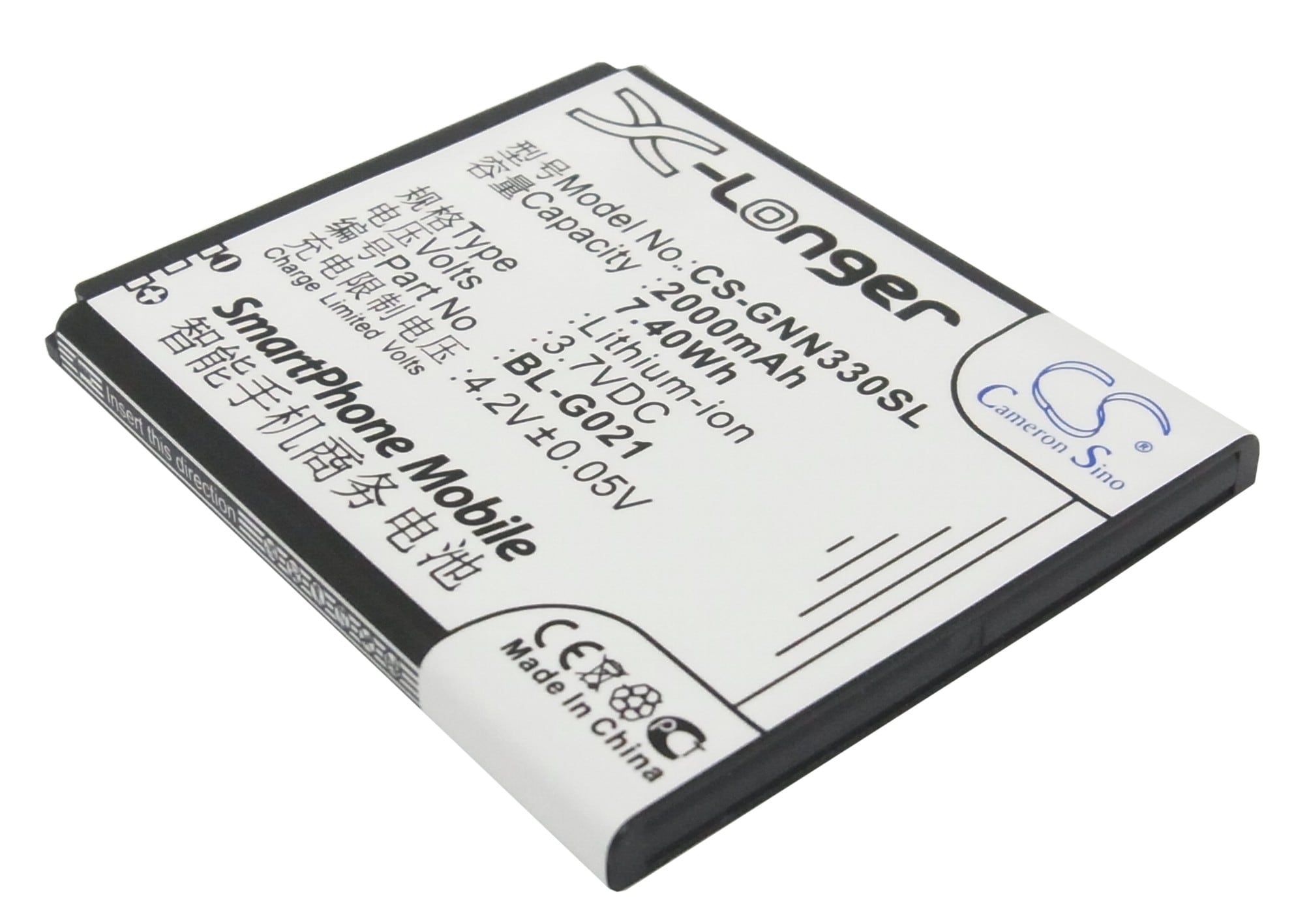 Batteri til mobiltelefon og smartphone til GIONEE GN777, GN330