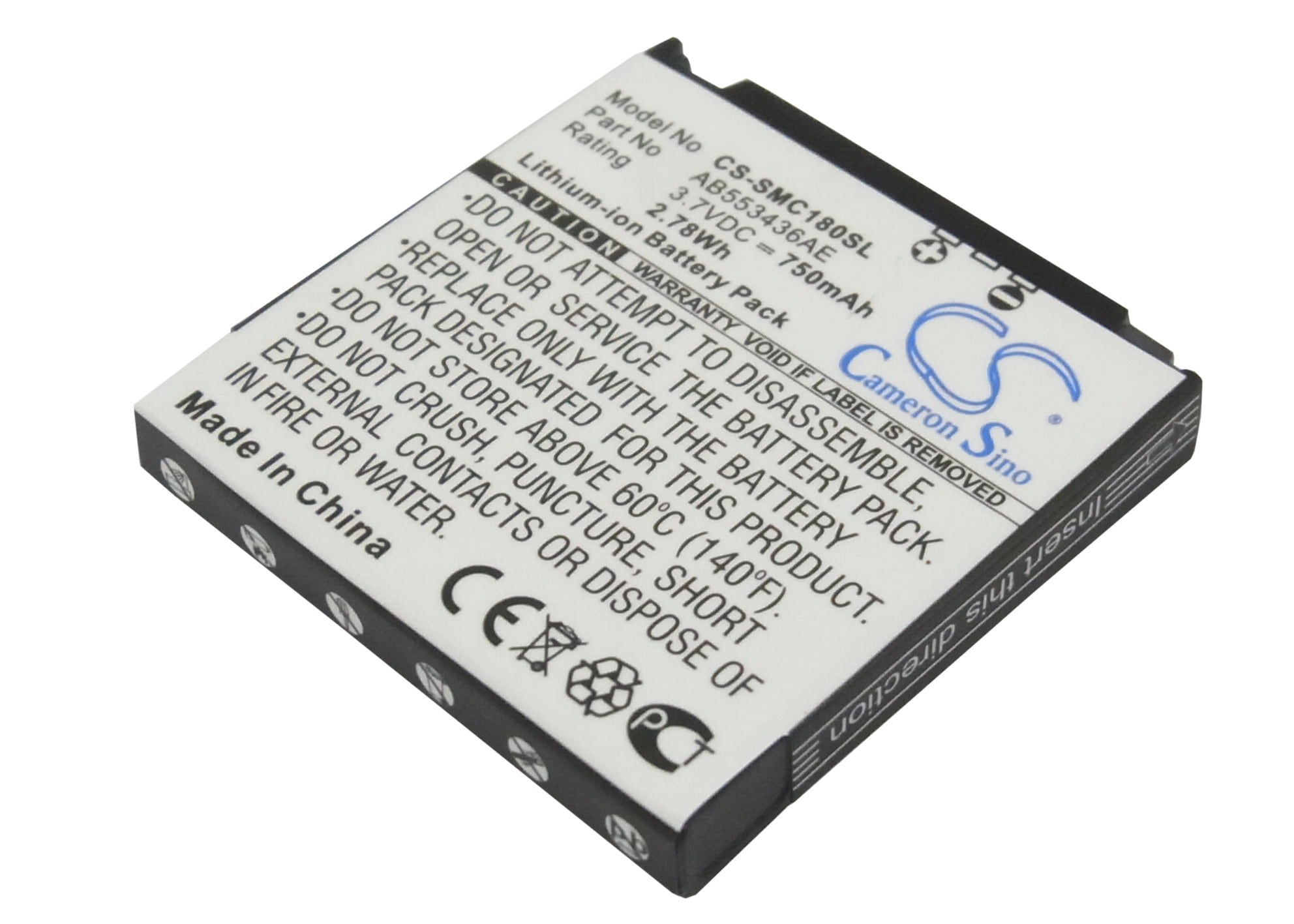 Batteri til mobiltelefon, smartphone til Samsung SGH-C170, SGH-C180