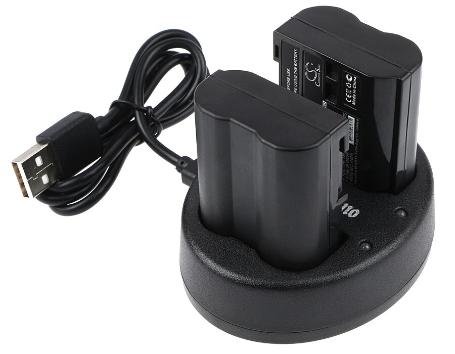Batteri til kosmetikspejl til Nikon Coolpix D7000, D800, digitalt spejlreflekskamera D800 m.fl.
