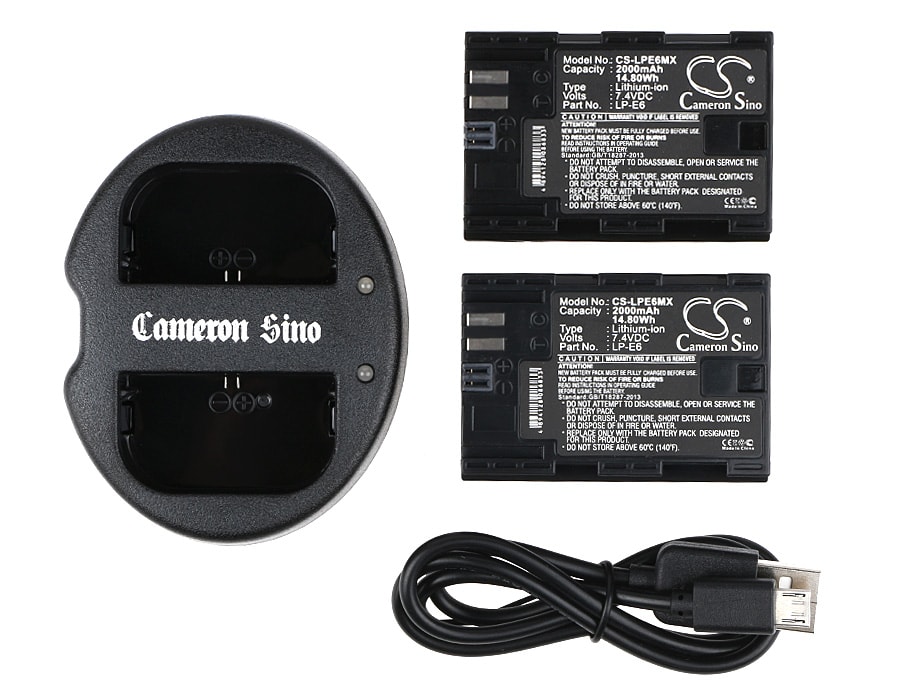 Batteri til kosmetikspejl til Canon EOS 5D Mark II, EOS 7D, EOS 5D Mark III m.fl.